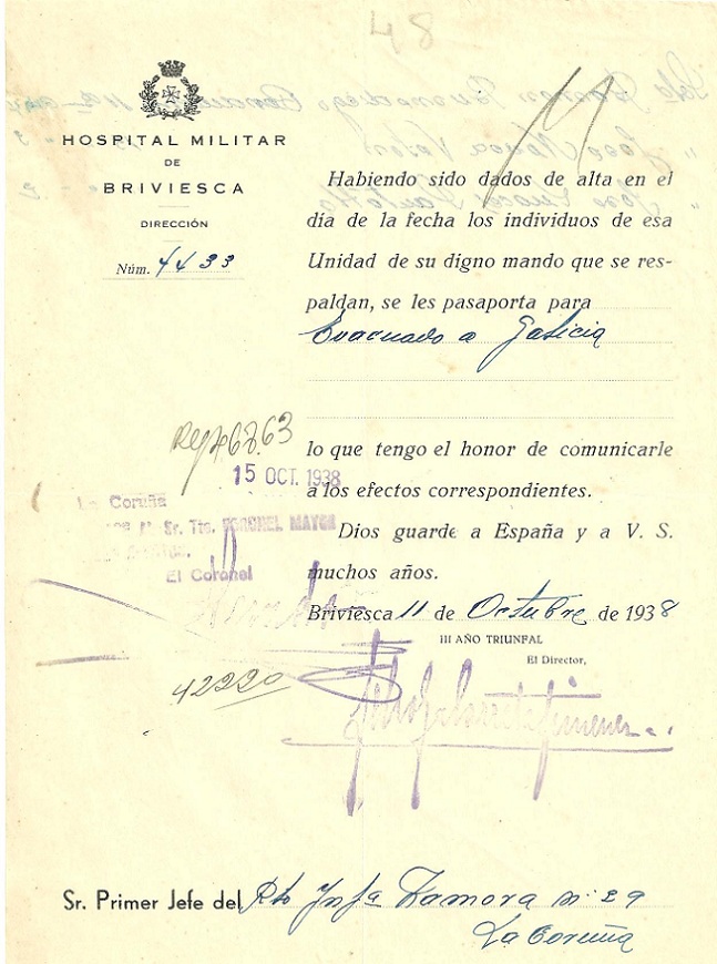 HOSPITAL MILITAR DE BRIVIESCA
