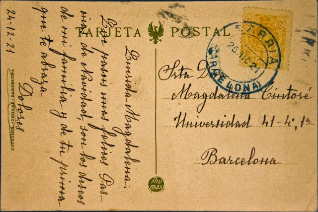 Una postal anterior a la anexión.